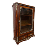 Small Napoleon III Period Showcase In Marquetry.