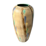 Colored ceramic vase