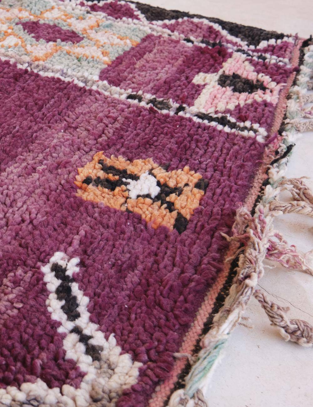 Vintage Moroccan Rug - 404 x 190 cm