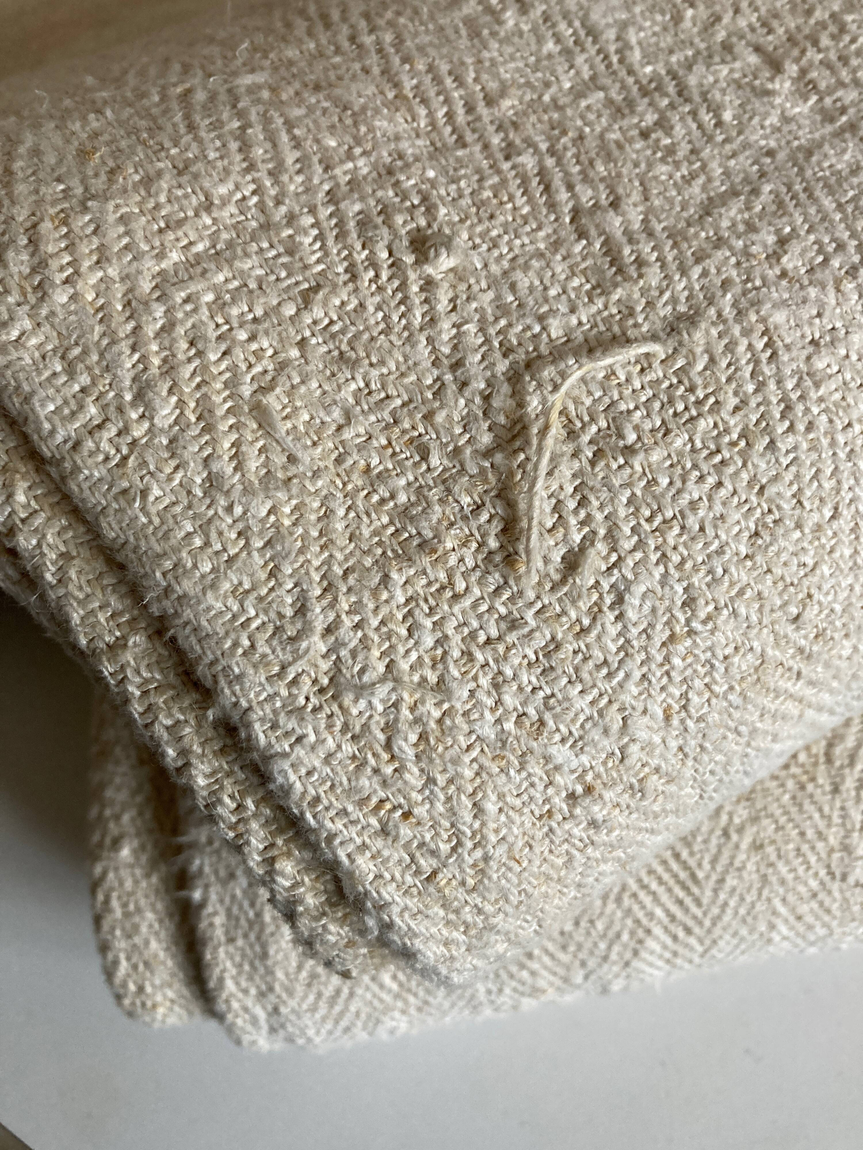 Tablecloth 5 meters in hemp canvas 19th