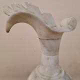 Paire de vases en albâtre fin XIXème