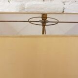 Agathe by Willy Daro 1980 and Golden brass desk lamp