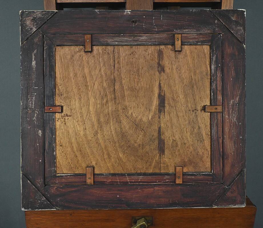 Painting “Street Scene” by C. Subileau – Early 20th century