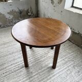 Round oak table 1950