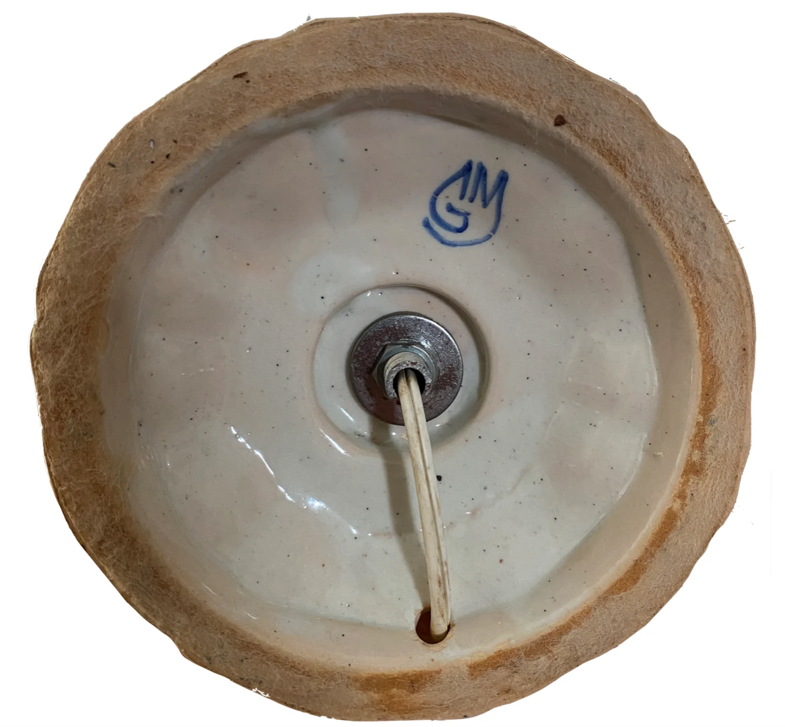 Earthenware lamp art deco circa 1910/20