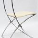 4 foldable chairs model "luisa" by marcello cuneo for mobel italia