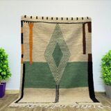 Tapis beni ouarin fait main traditionnelle taille 150 x 250 cm