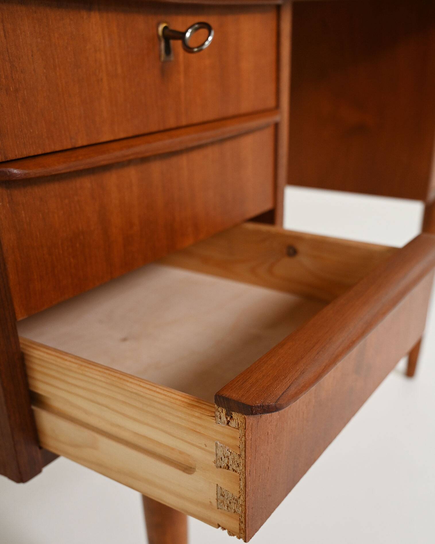 Scandinavian teak desk, 1960s