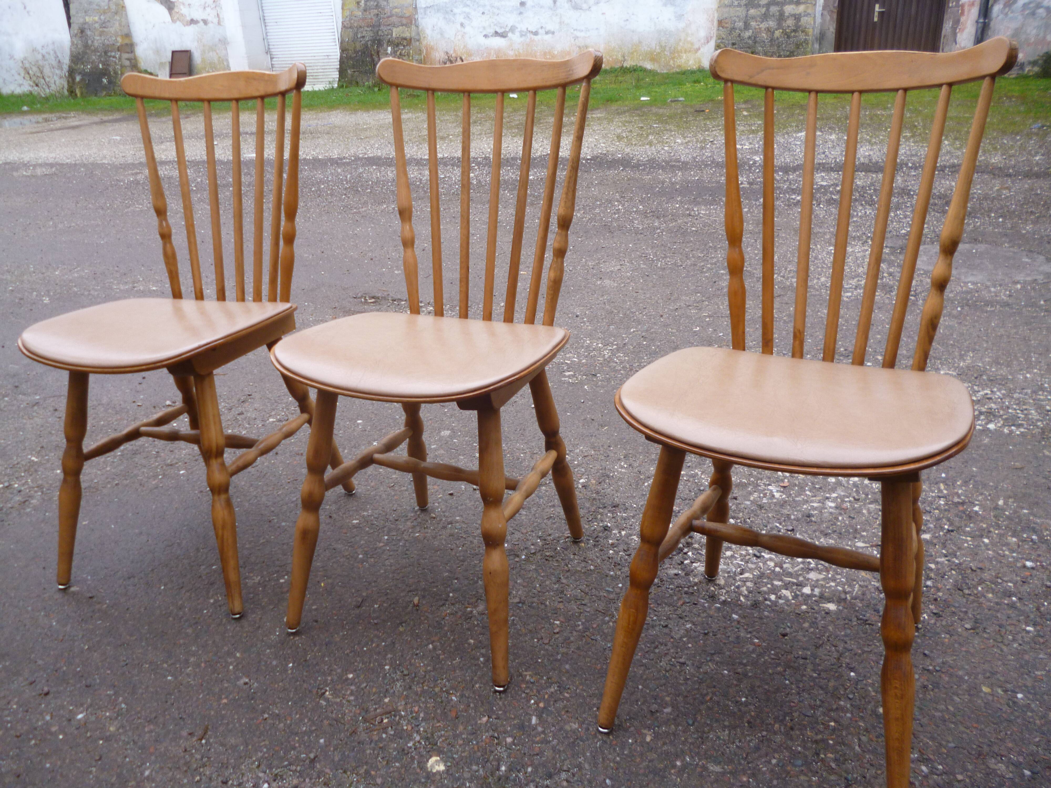 Trio de chaises Baumann Floride Tacoma