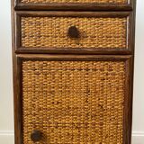 Roche bobois Maugrion rattan chiffonier