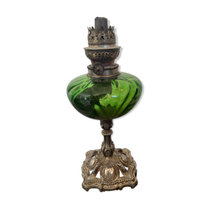 Lampe à huile réservoir en verre