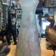 24cm vase, frosted pastel glass paste, 1950s.