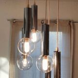 Suspension lustre cascade vintage 1960 70