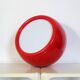 Lampe Artemide Pallade rouge, années 70
