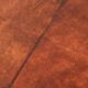 Table basse mid-century bois massif cuir