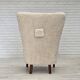 1960s, Danish design by A. Christensen for Slagelse Møbelværk, sheepskin.