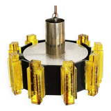 Acrylic pendant light/chandelier by Claus Bolby for CEBO Industri. Denmark 1960s