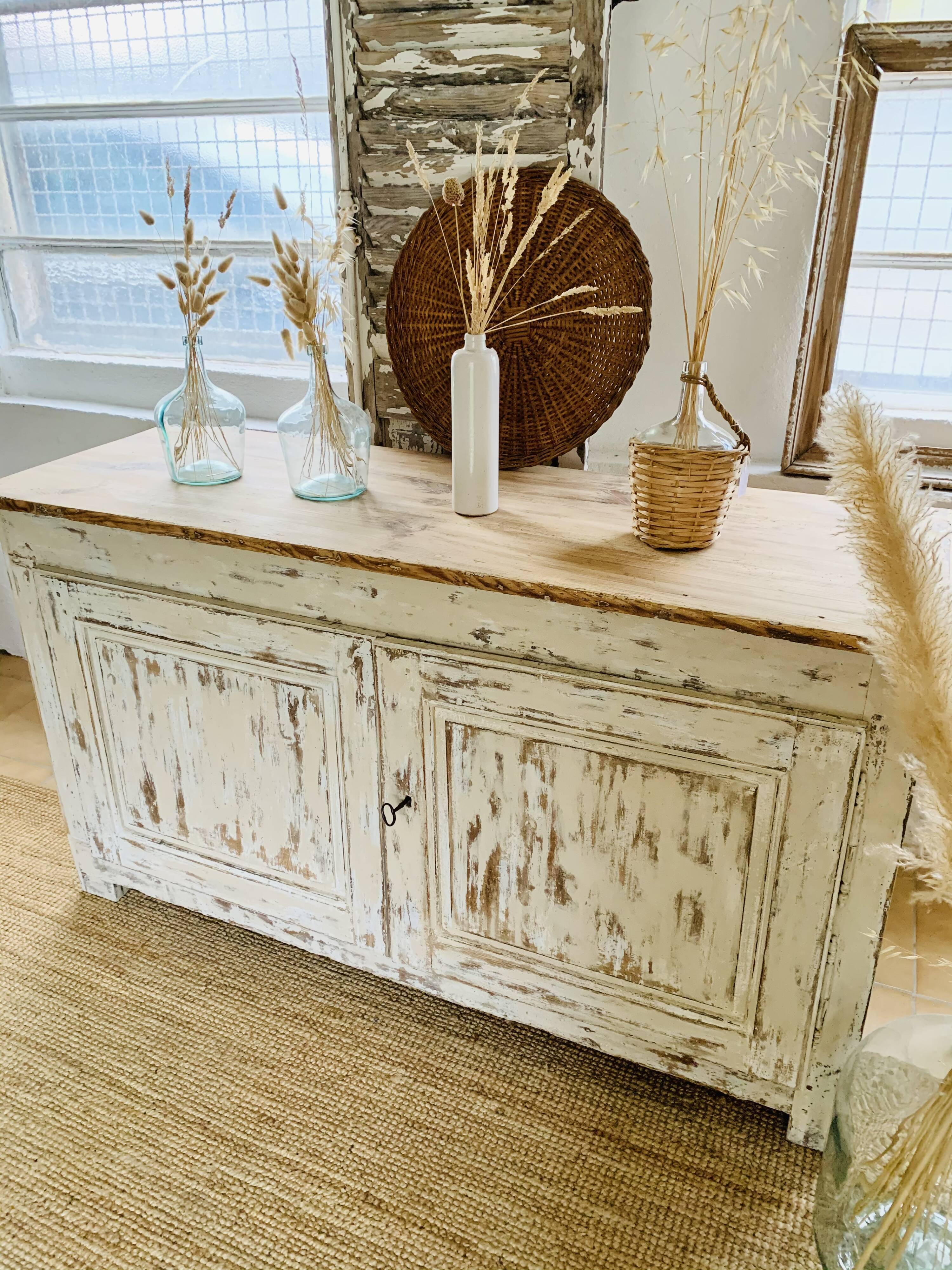 Antique patinated furniture