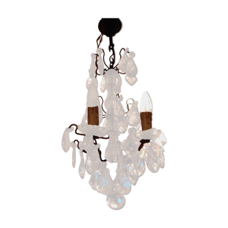 Antique chandelier with tassels, circa 1900