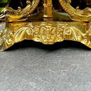 Large brass fruit bowl in Neo-Renaissance style