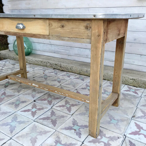 Old wooden table