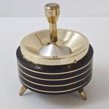 Vintage 1950s tripod ashtray