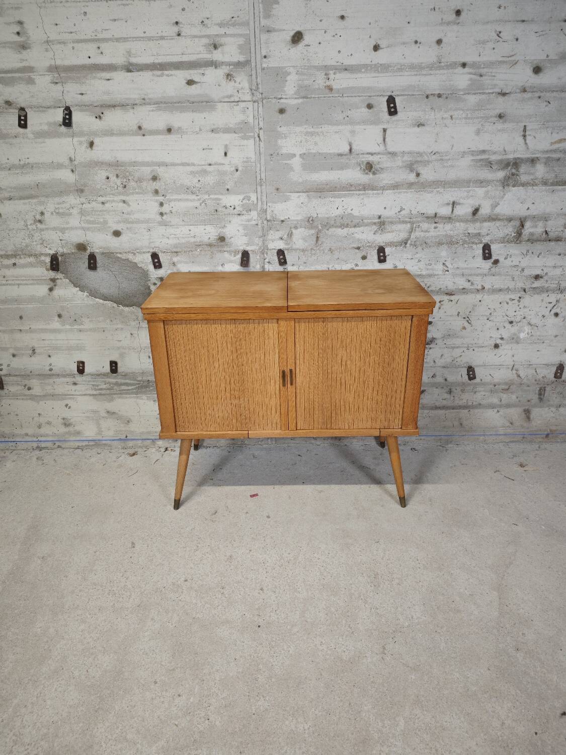 Old sewing machine cabinet
