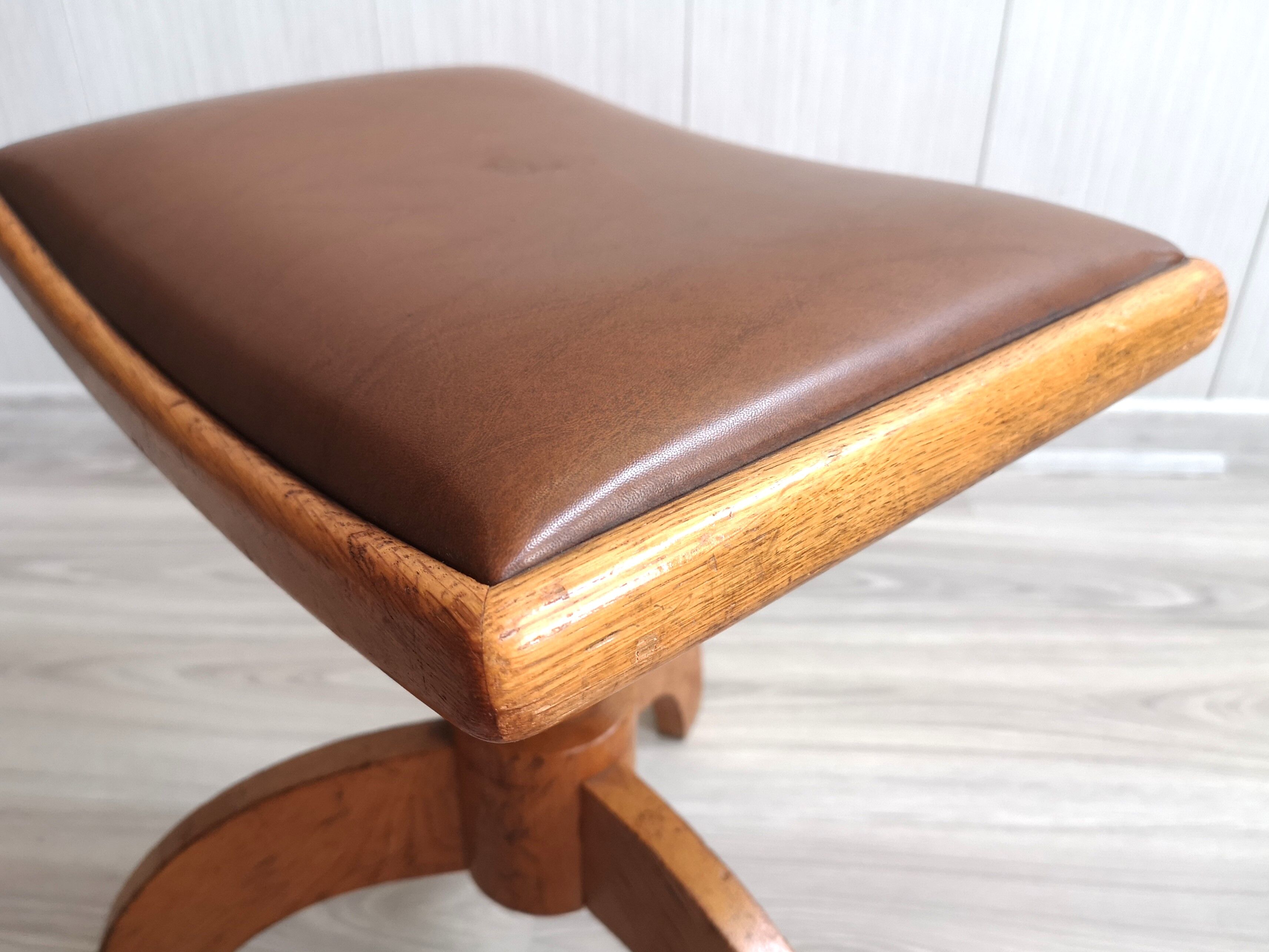 Mid-century swivel piano stool or dressing table seat by reiner modell, 1960s