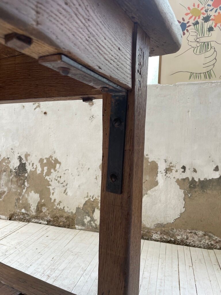 Work farm table established oak