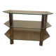 Glass and chrome furniture