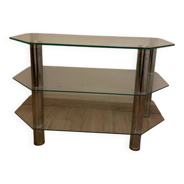 Glass and chrome furniture