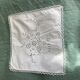 Lot of 2 old embroidered doilies