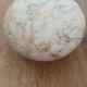 Round art deco marble jewelry box