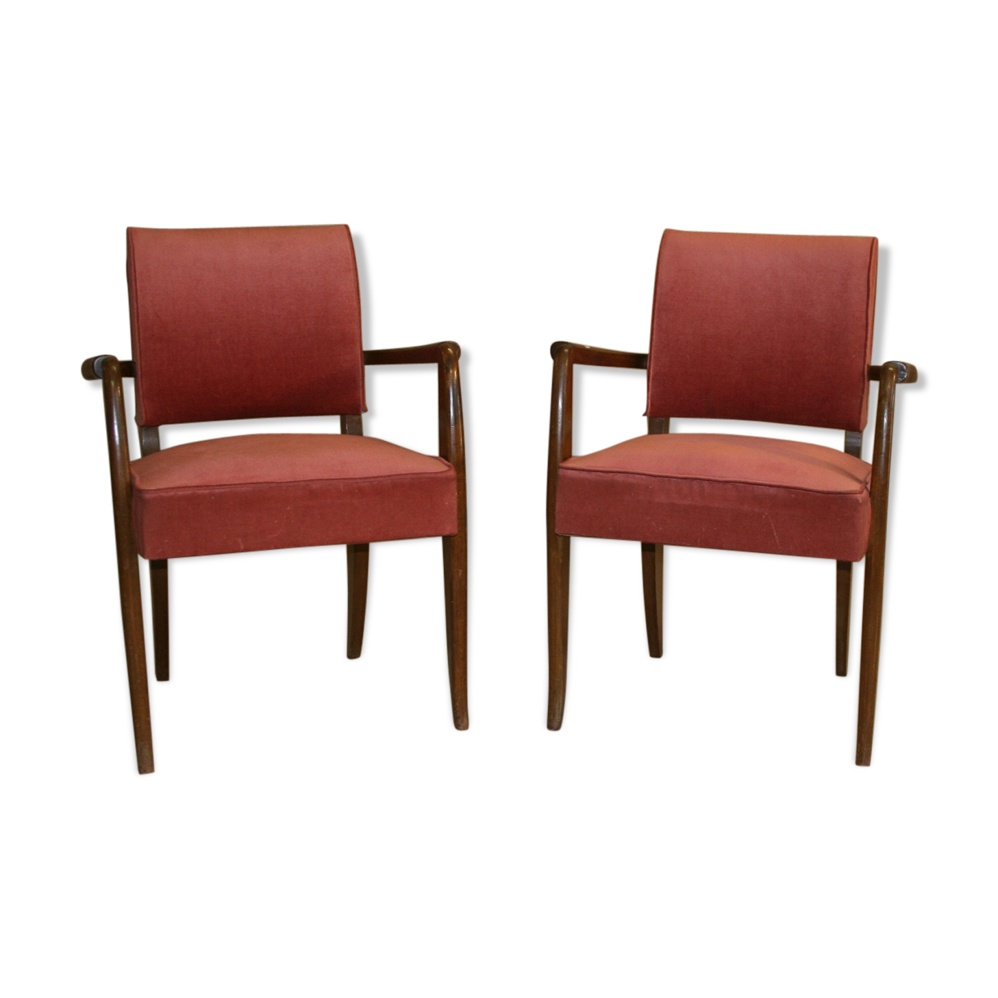 Pair of 50s club Armchair