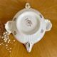 Flat earthenware gravy boat Moulin des Loups