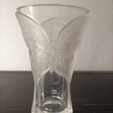 Crystal butterfly vase D Arques