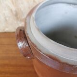 Glazed stoneware pot
