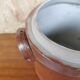 Glazed stoneware pot