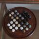 Solitaire game or mineral abacus