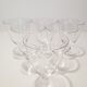 6 Daum crystal wine glasses, Orval model