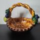 Ceramic fruit bowl in barbotine St Peter Graz Austria