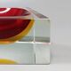 1960s Mid-Century Modern Flavio Poli for Seguso Sommerso Murano Glass Bowl