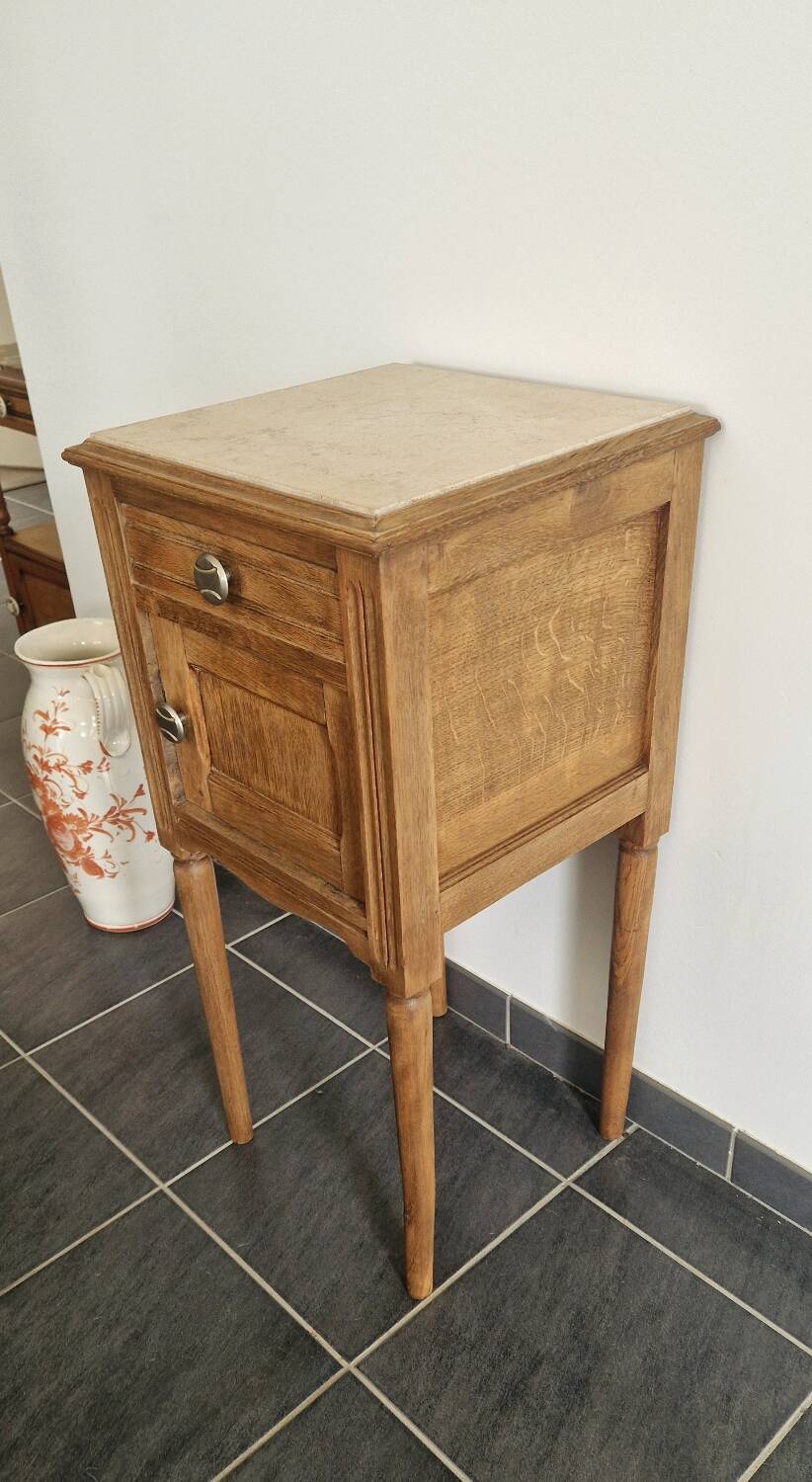 Table chevet - Style Louis XVI - Chêne massif