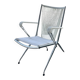 Vintage Scoubidou chaise lounge in chrome and white – 1960s/70s.