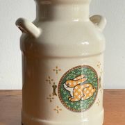VASE Rabbit Ceramic TAIWAN Vintage