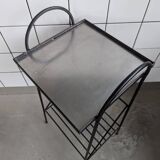 Wrought iron and stainless steel sideboard