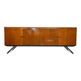 Scandian rosewood and metal sideboard