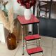 Stool stepladder formica vintage