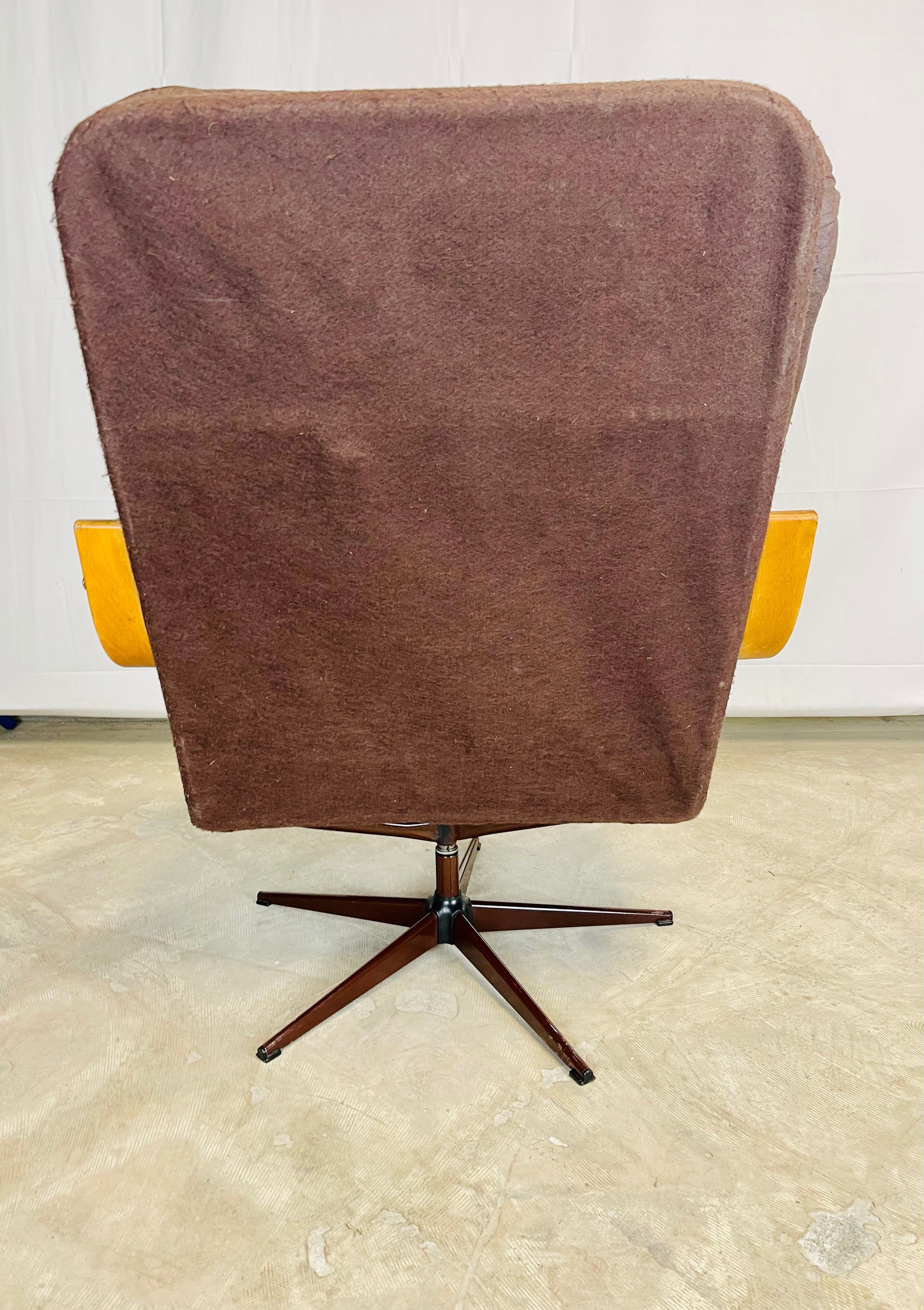 Vintage leather armchair