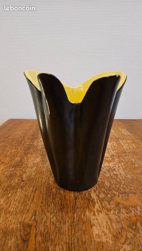 Luxury vase - signed Elchinger 1950